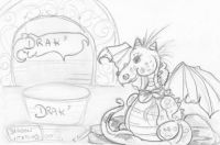 Drak\' the pet dragon
